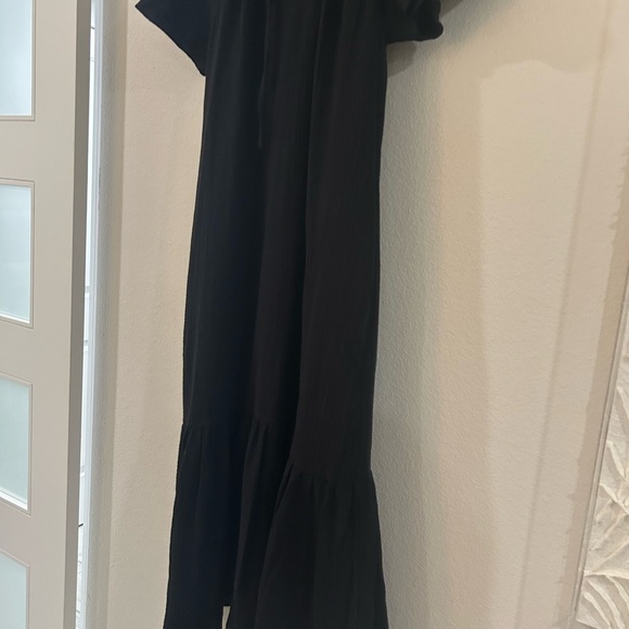 CHICOS BLACK GAUZE MAXI 2 - Picture 3 of 3